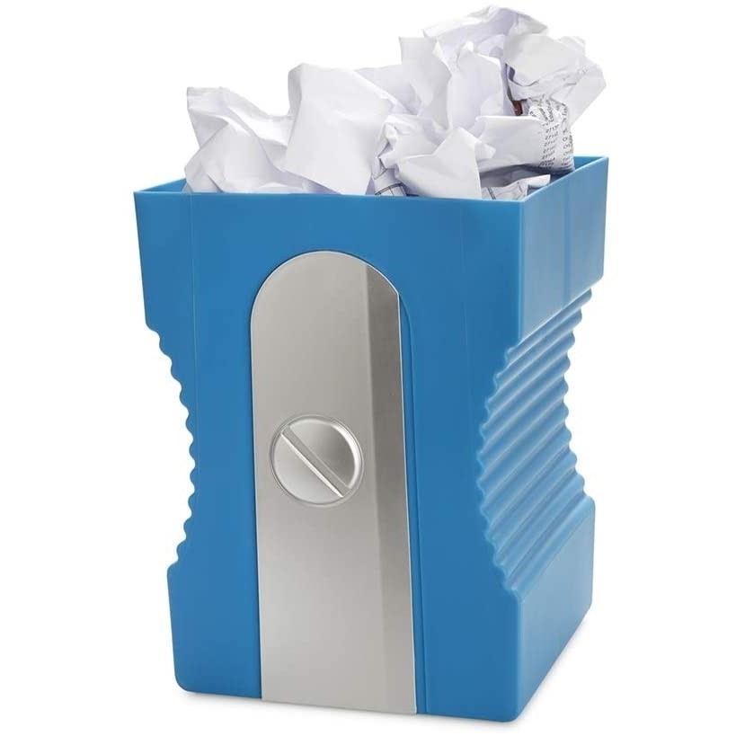 Acquista online Balvi Paper basket + pencil holder Sharpener sharpener blue plastic Balvi